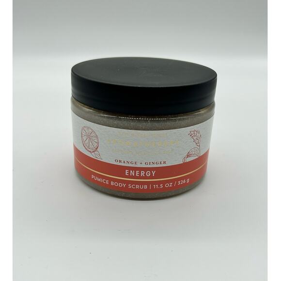 Bath Body Works Aromatherapy Pumice Body Scrub Energy Orange + Ginger 11.5 oz - Picture 1 of 3